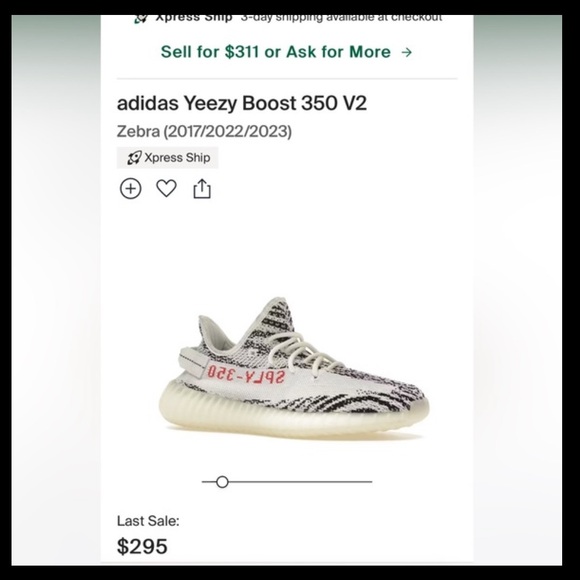 YEEZY BOOST 350 V2 WHITE CORE BLACK RED - Picture 8 of 10